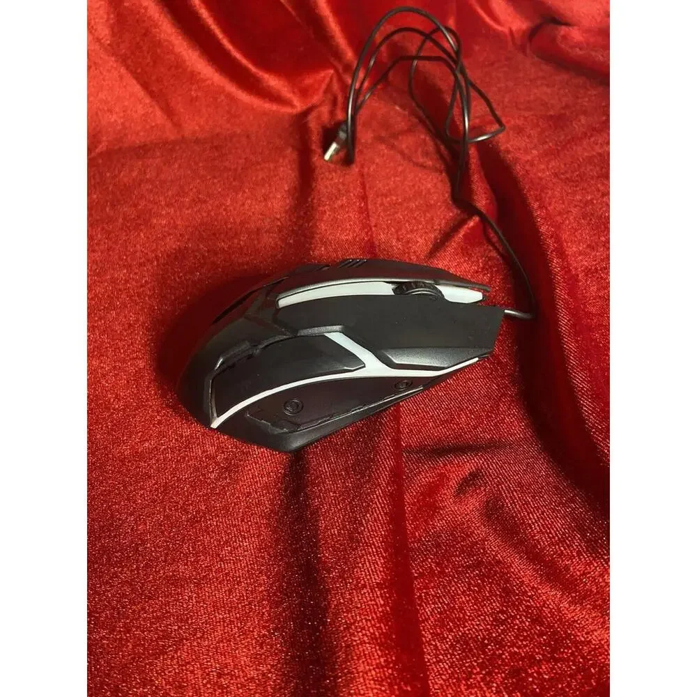 Youse Model YU1252 USB Wired Black Mouse Very Good